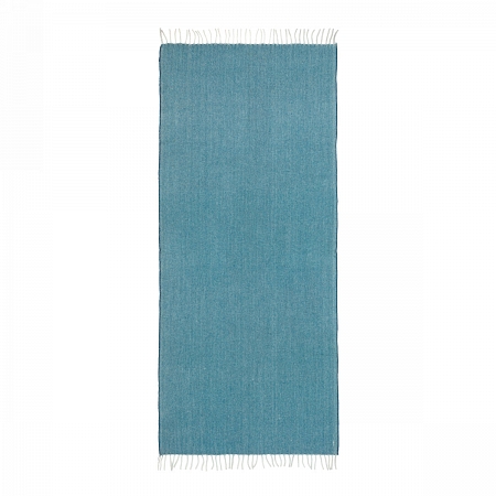 House of Juniper Block Check Herringbone Knee Turquoise